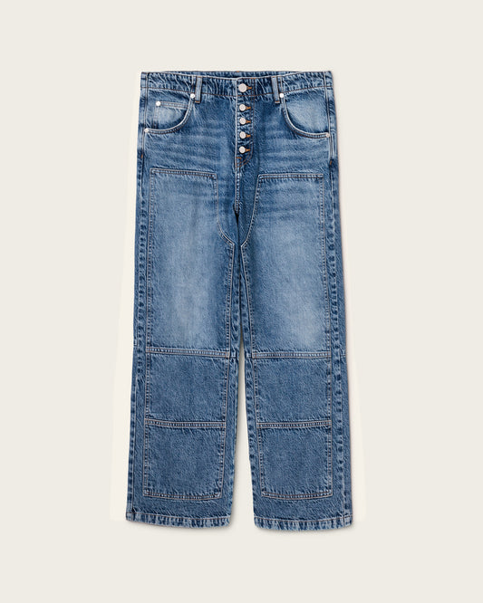 Dark Slate Blue ג'ינס ארוך לנשים Tay Carpenter - Wide Fit ALLSAINTS