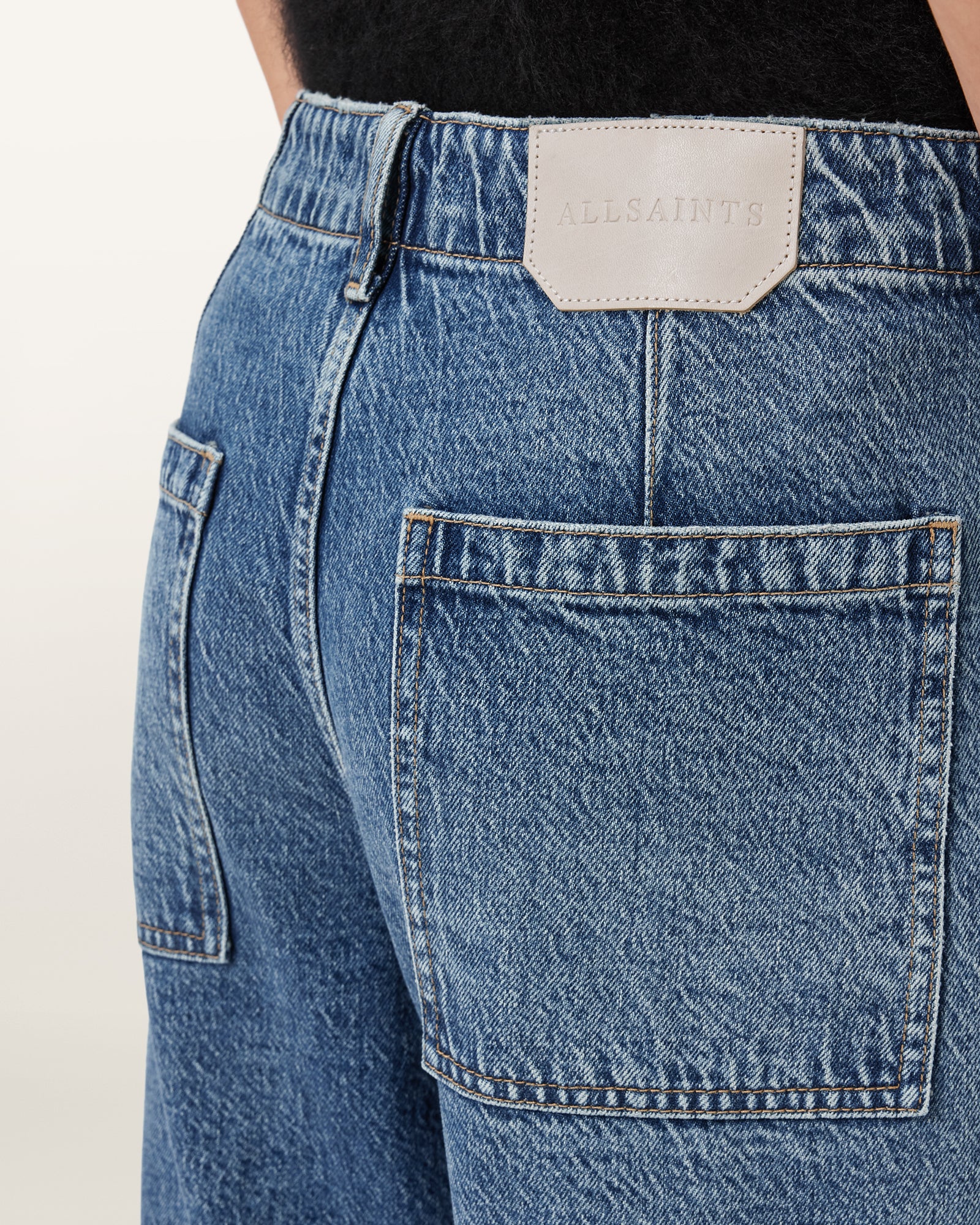 Slate Gray ג'ינס ארוך לנשים Tay Carpenter - Wide Fit ALLSAINTS