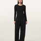 Black חולצת טריקו שרוול ארוך לנשים Rina ALLSAINTS