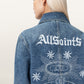Seashell ג'קט לנשים Bex Denim Jacket ALLSAINTS