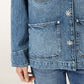 Slate Gray ג'קט לנשים Bex Denim Jacket ALLSAINTS