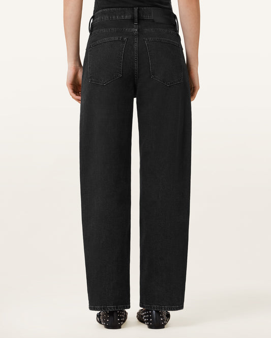 Black ג'ינס ארוך לנשים Sadie - Barrel Fit ALLSAINTS