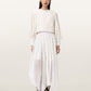 Antique White חולצה ארוכה לנשים Hart Emb Top ALLSAINTS