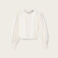 Lavender חולצה ארוכה לנשים Hart Emb Top ALLSAINTS