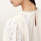Misty Rose חולצה ארוכה לנשים Hart Emb Top ALLSAINTS