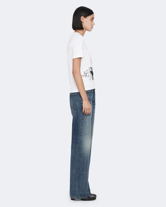 Dark Slate Gray ג'ינס ארוך לנשים Nico - Wide Leg Fit ALLSAINTS