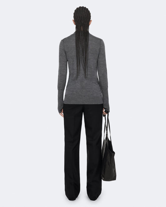 Black חולצת פולו ארוכה לנשים Martel ALLSAINTS