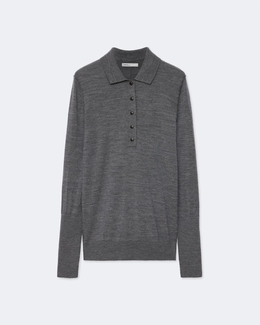 Dim Gray חולצת פולו ארוכה לנשים Martel ALLSAINTS
