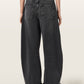 Dark Slate Gray ג'ינס ארוך לנשים Payton - Barrel Fit ALLSAINTS
