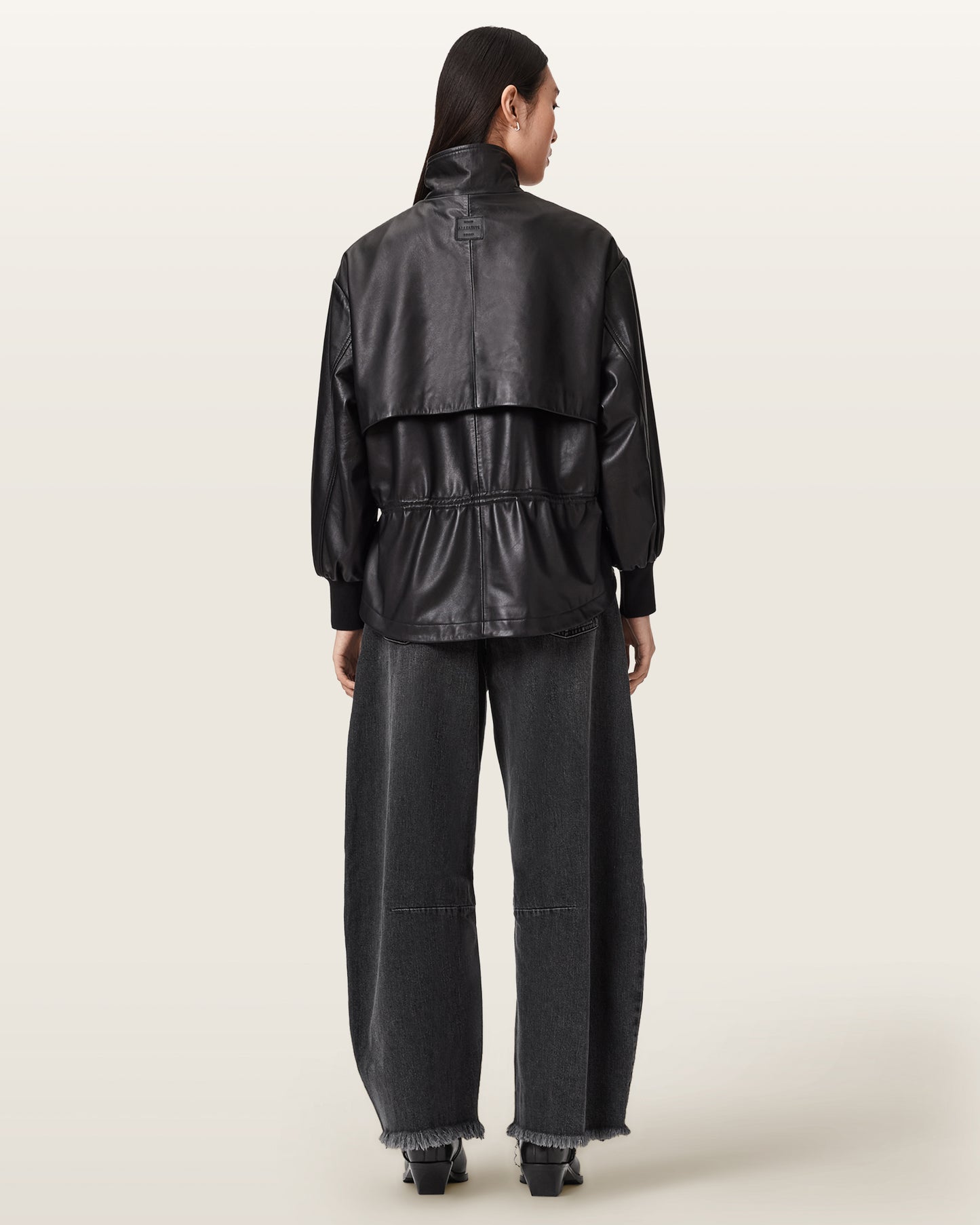 Antique White ג'ינס ארוך לנשים Payton - Barrel Fit ALLSAINTS