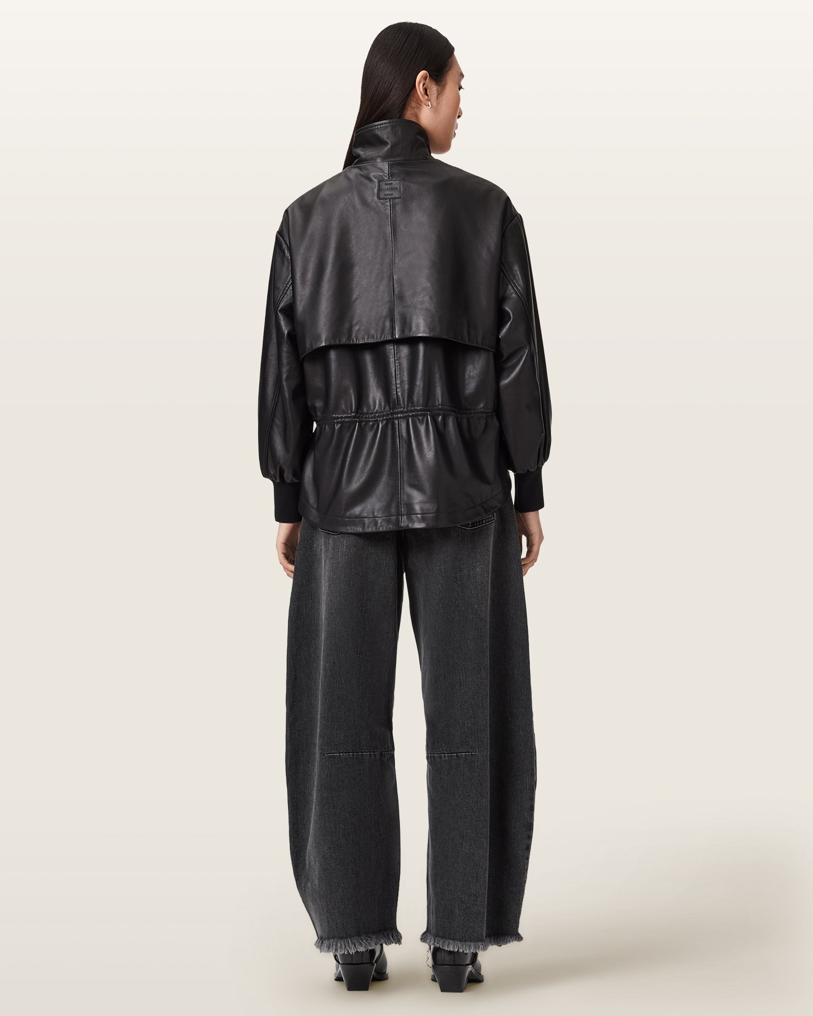 Antique White ג'ינס ארוך לנשים Payton - Barrel Fit ALLSAINTS