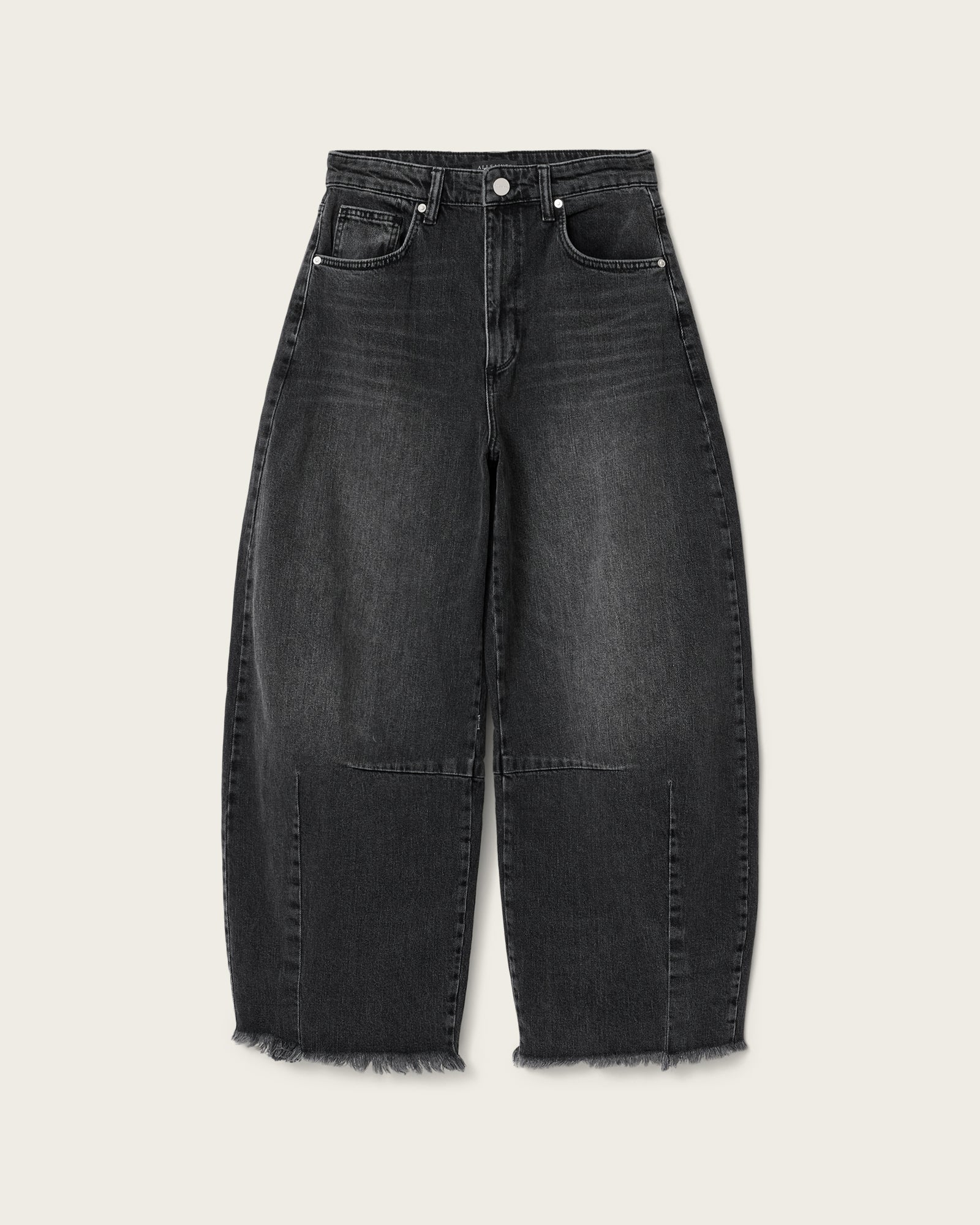 Dark Slate Gray ג'ינס ארוך לנשים Payton - Barrel Fit ALLSAINTS