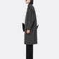 Dark Slate Gray Effie coat מעיל אופנה לנשים ALLSAINTS