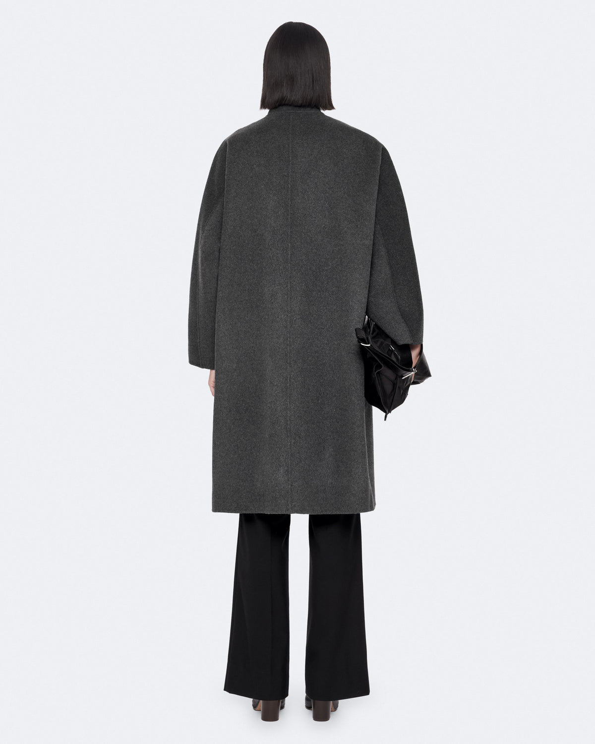 Dark Slate Gray Effie coat מעיל אופנה לנשים ALLSAINTS