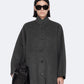 Dark Slate Gray Effie coat מעיל אופנה לנשים ALLSAINTS