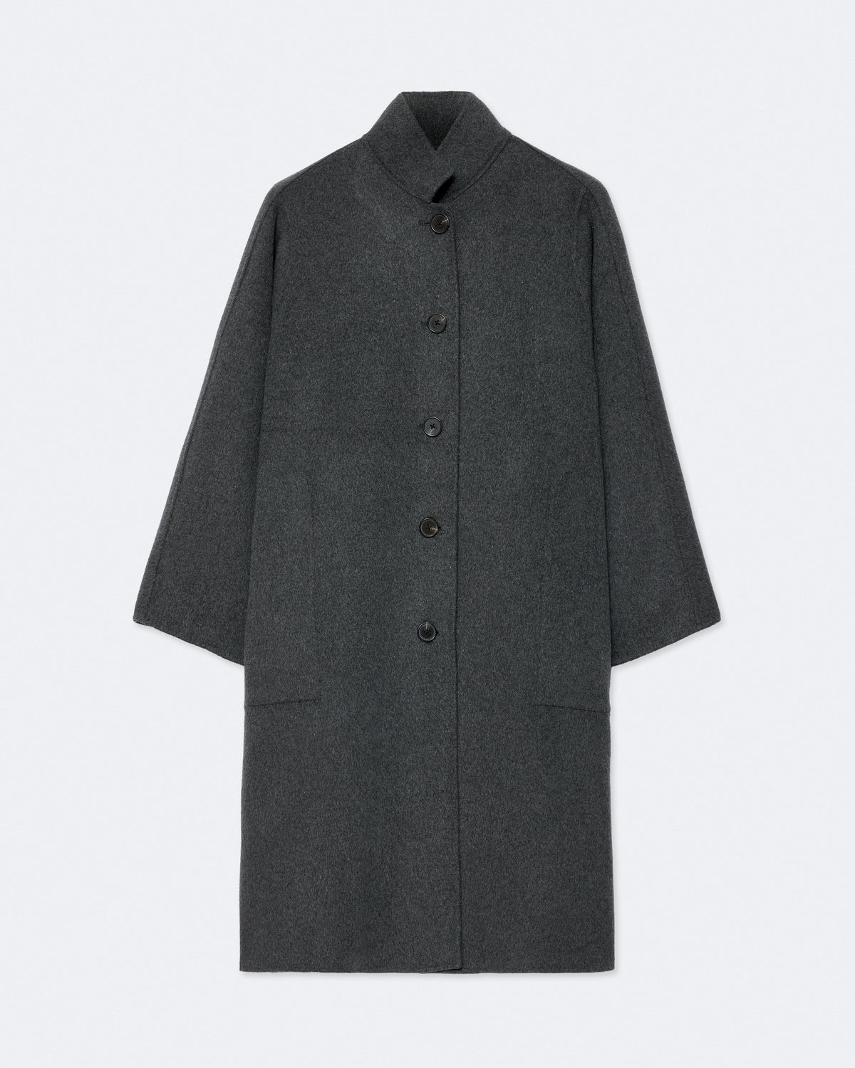 Dark Slate Gray Effie coat מעיל אופנה לנשים ALLSAINTS