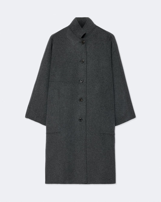 Dark Slate Gray Effie coat מעיל אופנה לנשים ALLSAINTS