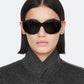 Dark Slate Gray Effie coat מעיל אופנה לנשים ALLSAINTS