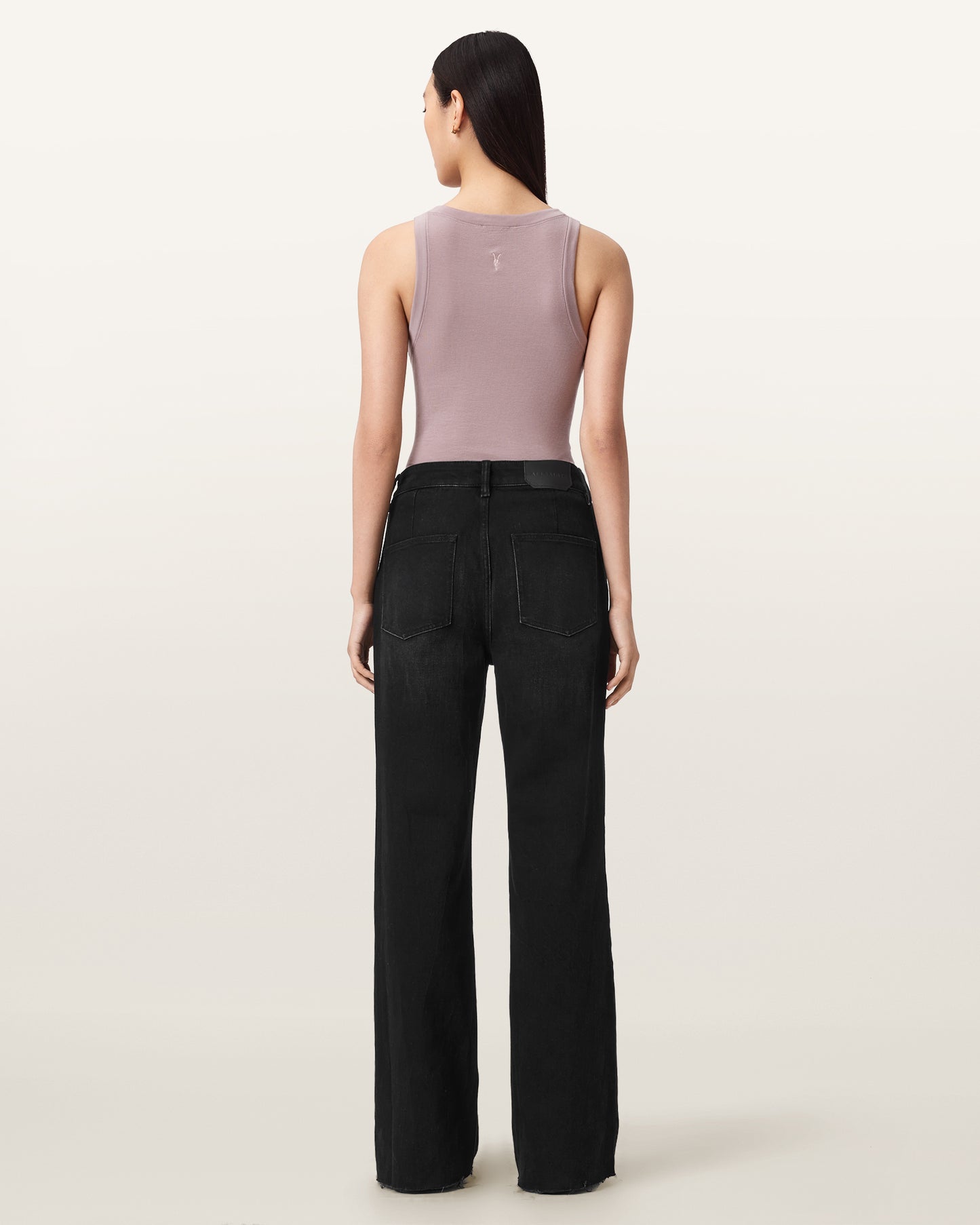 Seashell ג'ינס ארוך לנשים Ember Flared - Wide Fit ALLSAINTS