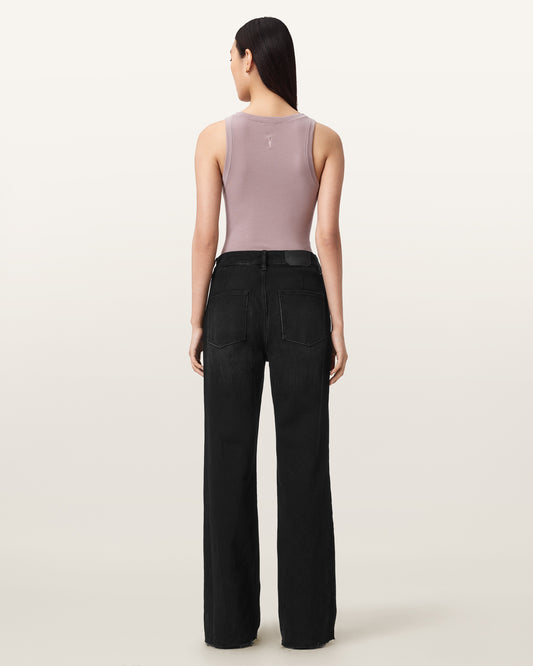 Seashell ג'ינס ארוך לנשים Ember Flared - Wide Fit ALLSAINTS