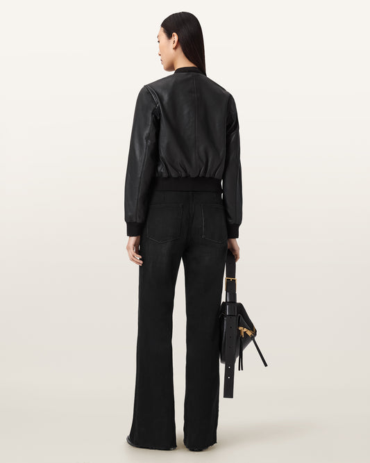 Seashell ג'ינס ארוך לנשים Ember Flared - Wide Fit ALLSAINTS