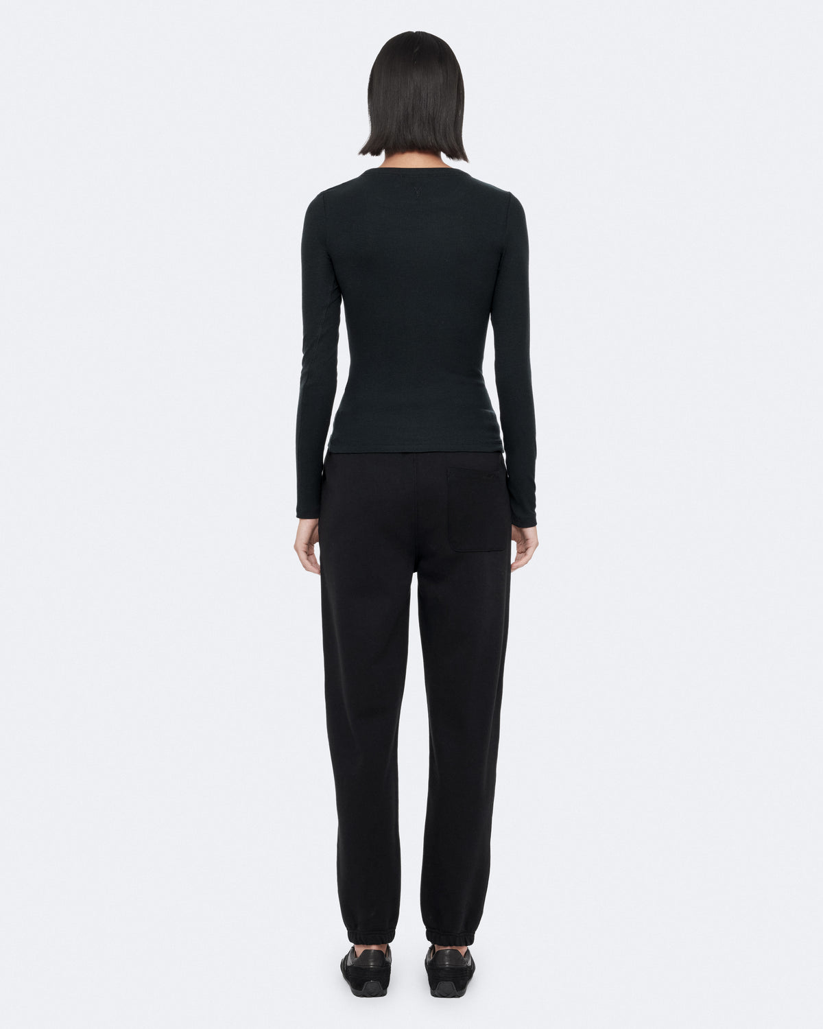 Black מכנסי טרנינג לנשים Annabel ALLSAINTS