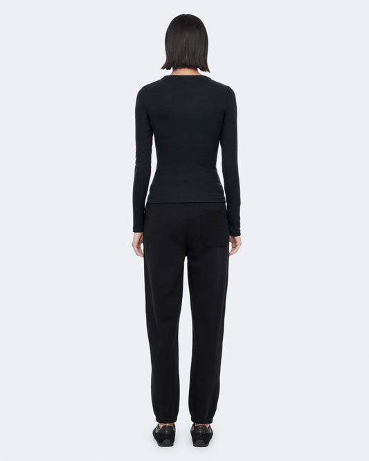 Black מכנסי טרנינג לנשים Annabel ALLSAINTS