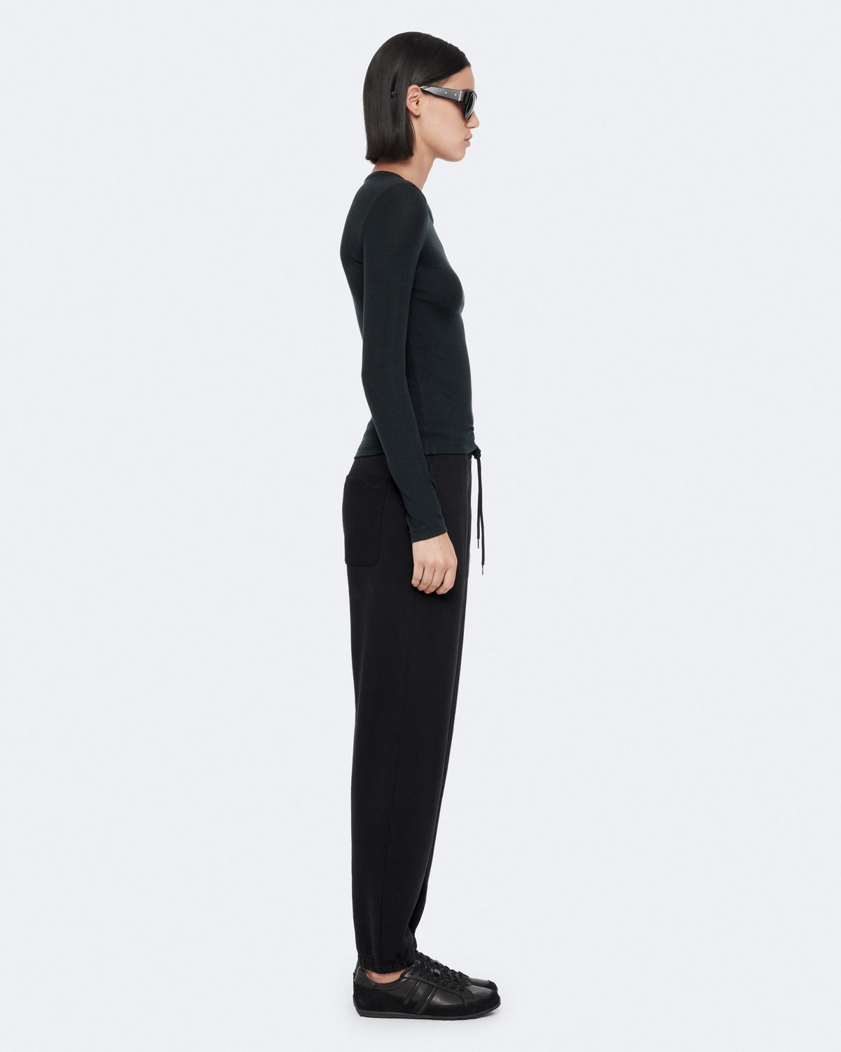 Black מכנסי טרנינג לנשים Annabel ALLSAINTS