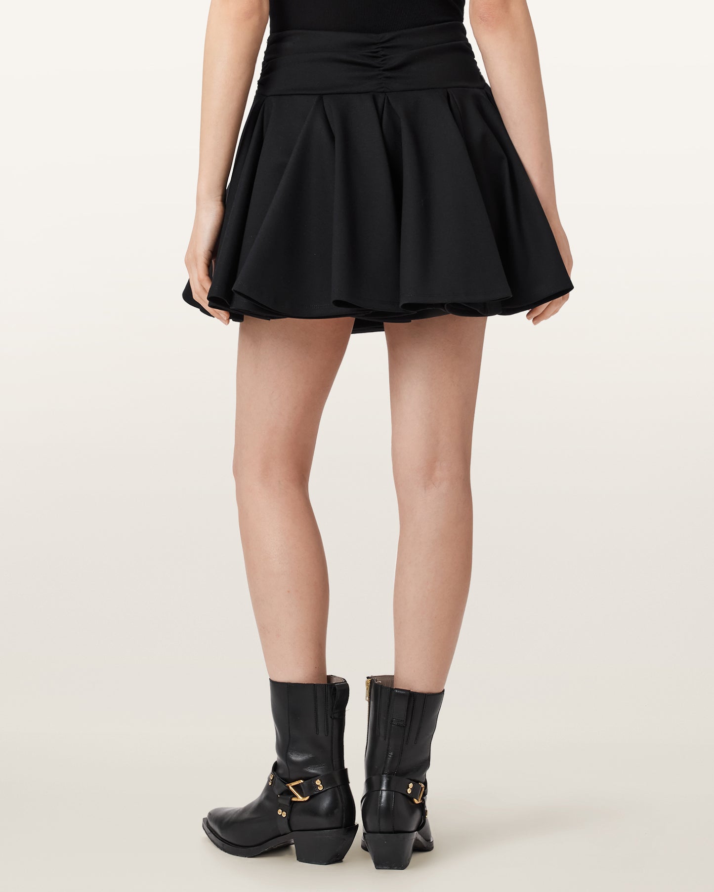 Antique White חצאית מיני לנשים Tulip Ponte ALLSAINTS