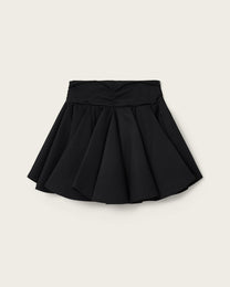 Black חצאית מיני לנשים Tulip Ponte ALLSAINTS