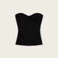 Black טופ סטרפלס לנשים Cruz Bandeau ALLSAINTS