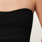 Black טופ סטרפלס לנשים Cruz Bandeau ALLSAINTS