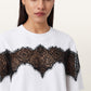 Seashell טי שירט קצרה לנשים Lisa Lace Amelie ALLSAINTS