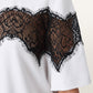 Lavender טי שירט קצרה לנשים Lisa Lace Amelie ALLSAINTS