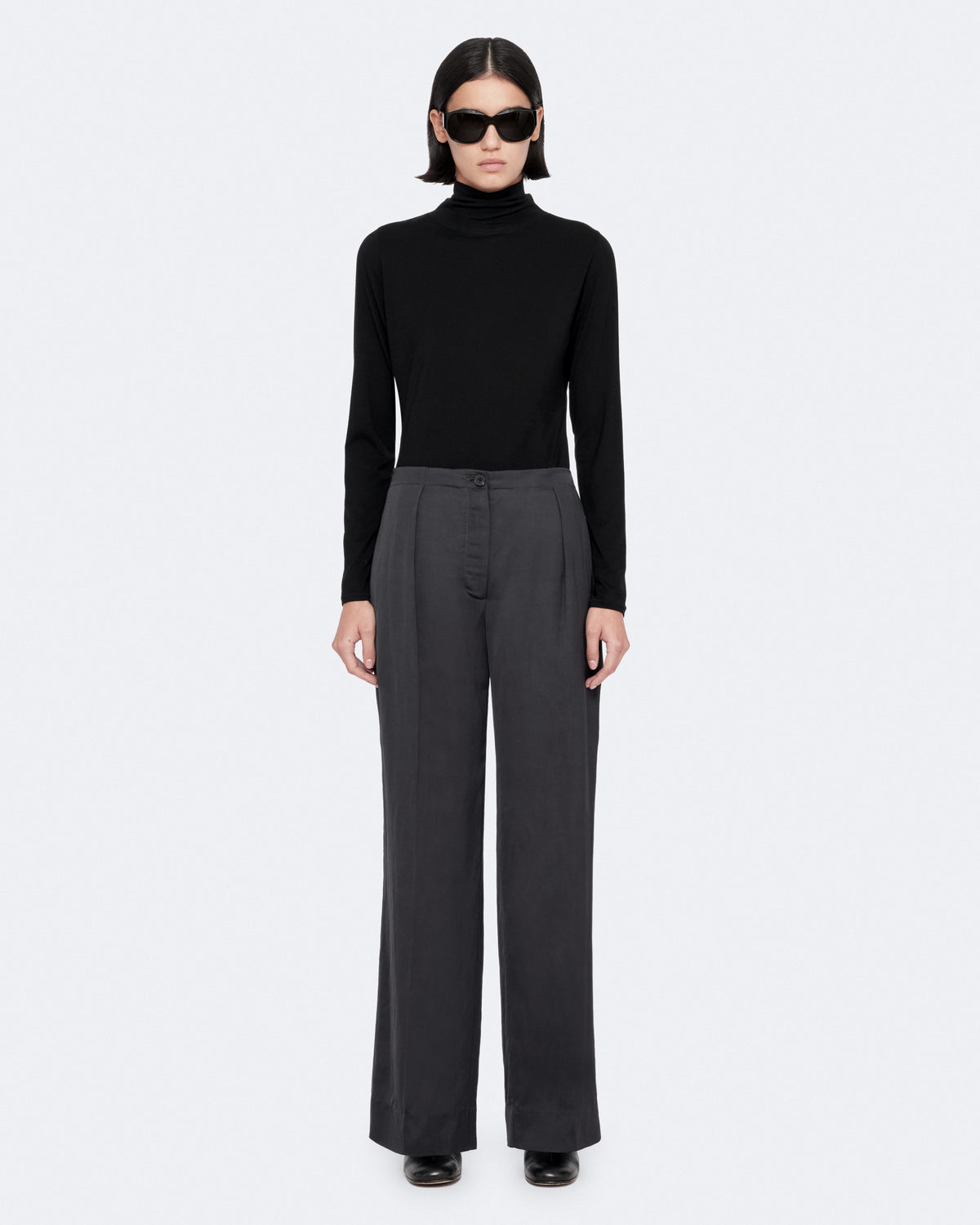 Dark Slate Gray מכנסיים ארוכים לנשים Leonie ALLSAINTS