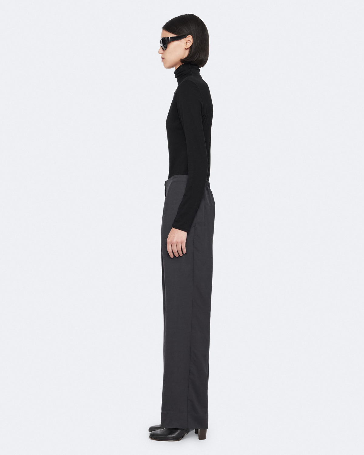 Dark Slate Gray מכנסיים ארוכים לנשים Leonie ALLSAINTS