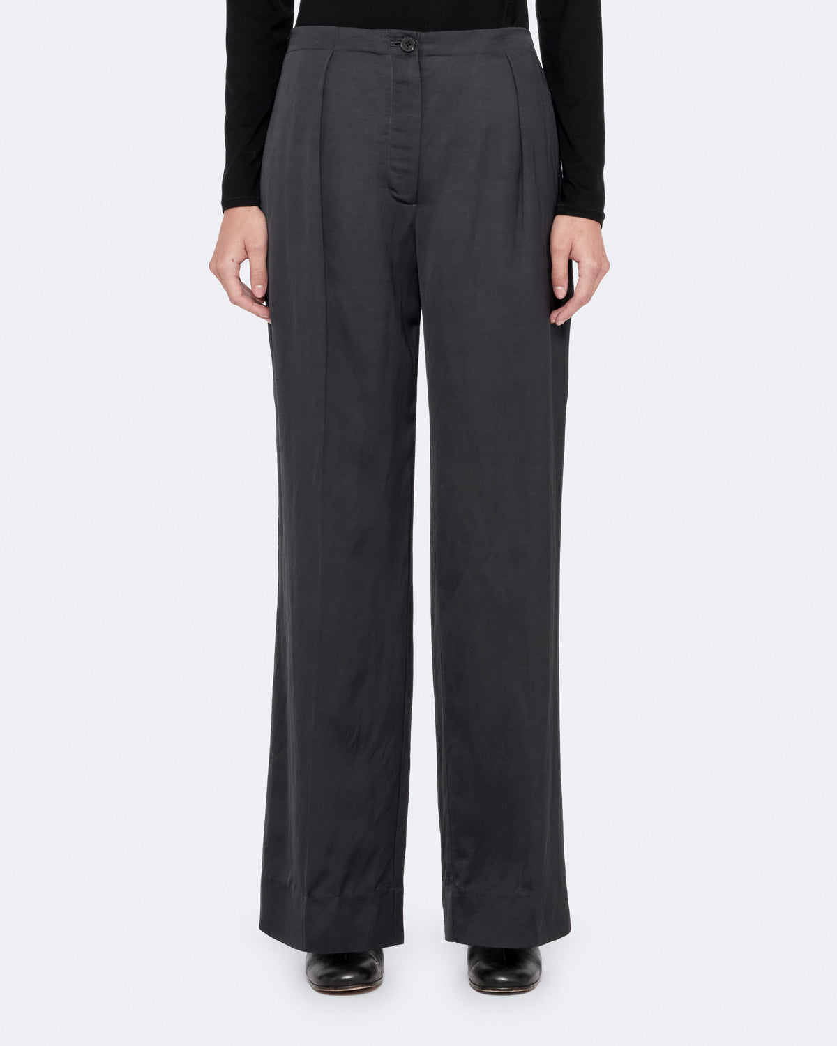 Dark Slate Gray מכנסיים ארוכים לנשים Leonie ALLSAINTS