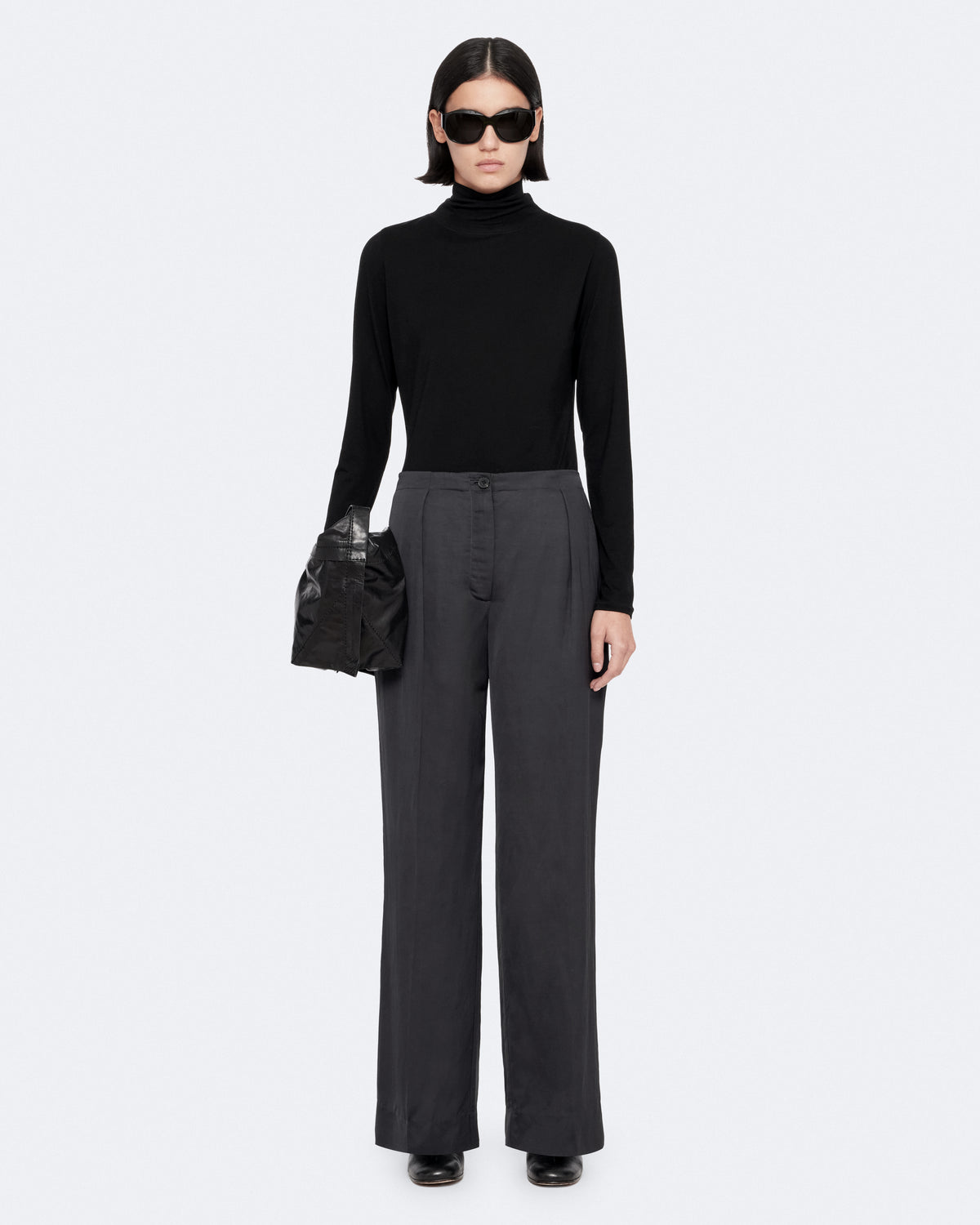 Dark Slate Gray מכנסיים ארוכים לנשים Leonie ALLSAINTS