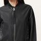 Dark Slate Gray ג'קט עור לנשים Orten ALLSAINTS