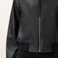 Dark Slate Gray ג'קט עור לנשים Orten ALLSAINTS