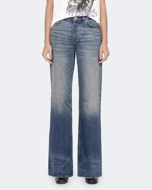 Dark Slate Gray ג'ינס ארוך לנשים Lou - Relaxed Fit ALLSAINTS