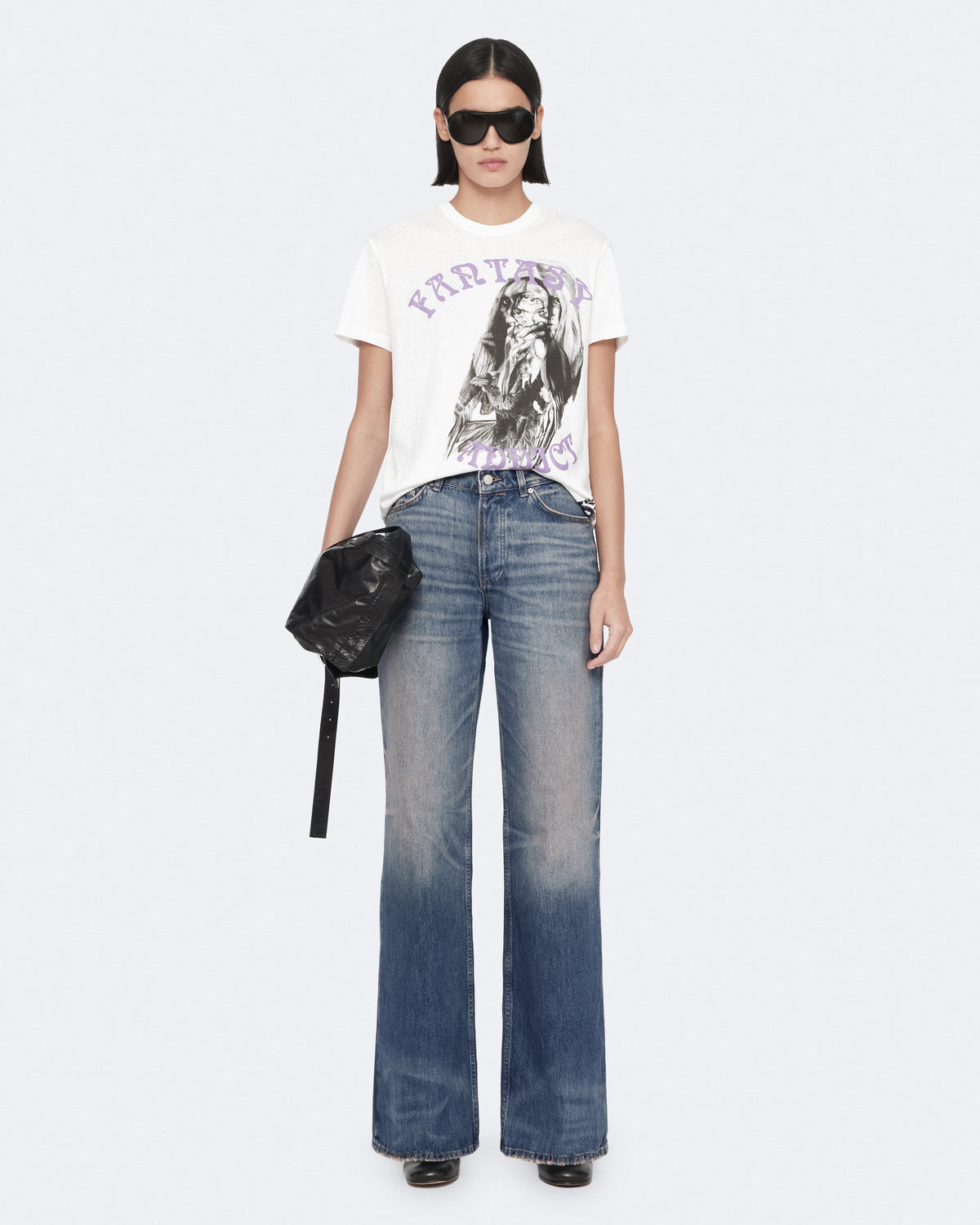 White Smoke ג'ינס ארוך לנשים Lou - Relaxed Fit ALLSAINTS