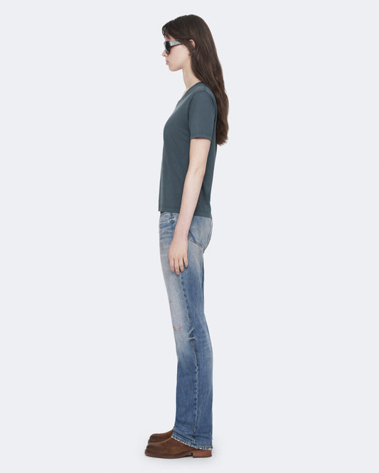 White Smoke ג'ינס ארוך לנשים Nat - Slim Fit ALLSAINTS