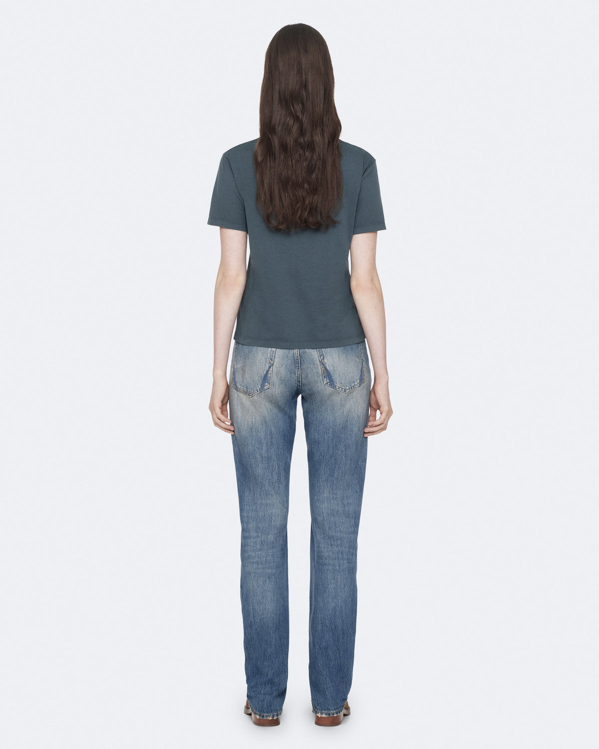 White Smoke ג'ינס ארוך לנשים Nat - Slim Fit ALLSAINTS