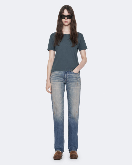 Lavender ג'ינס ארוך לנשים Nat - Slim Fit ALLSAINTS