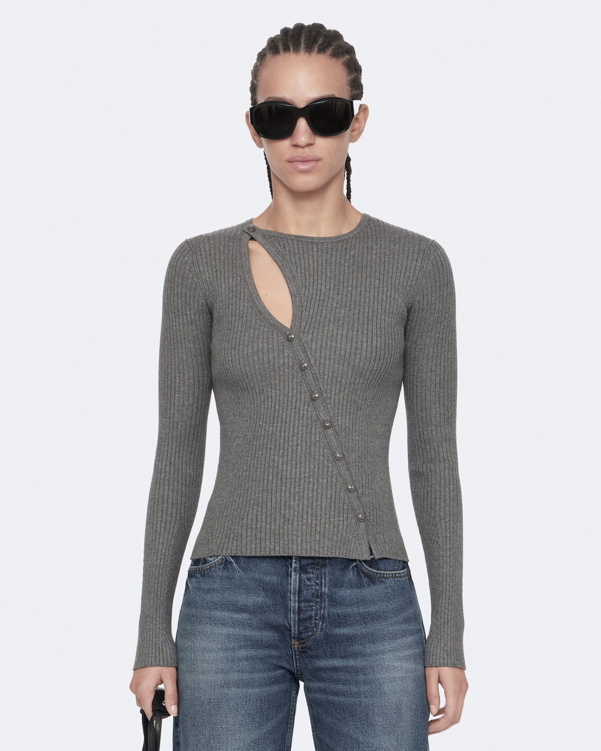 Dim Gray סוודר לנשים Cruz ALLSAINTS