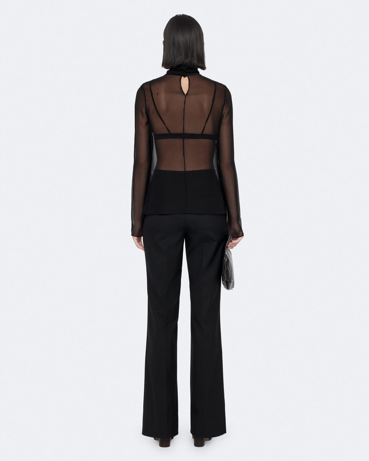 Black חולצה ארוכה לנשים Kumi ALLSAINTS