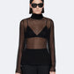 Black חולצה ארוכה לנשים Kumi ALLSAINTS
