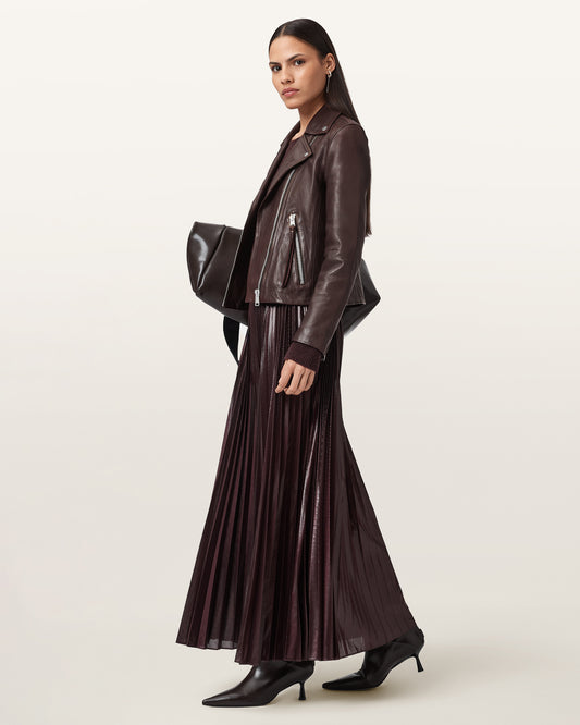 Seashell ג'קט עור לנשים Dalby ALLSAINTS