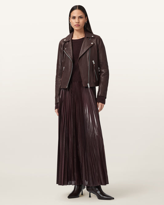 Seashell ג'קט עור לנשים Dalby ALLSAINTS
